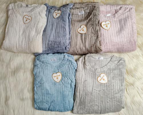 Conjunto Pijama Plush Lisas - Miniatura 6