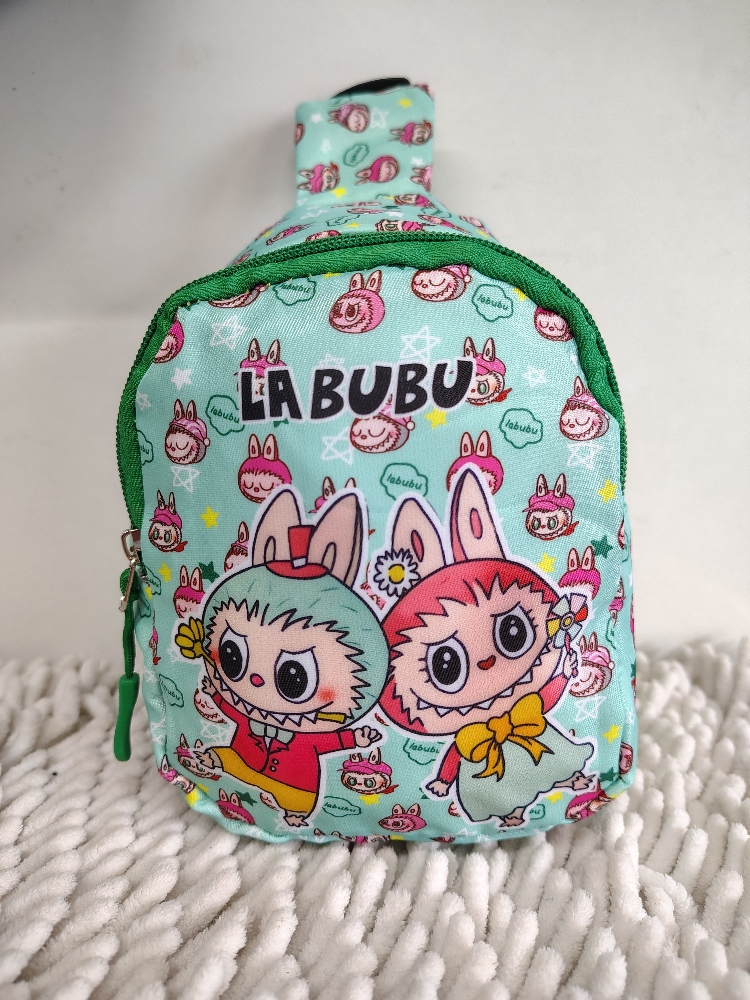 Morralcito Cruzado Labubu y Stitch - Imagen 1