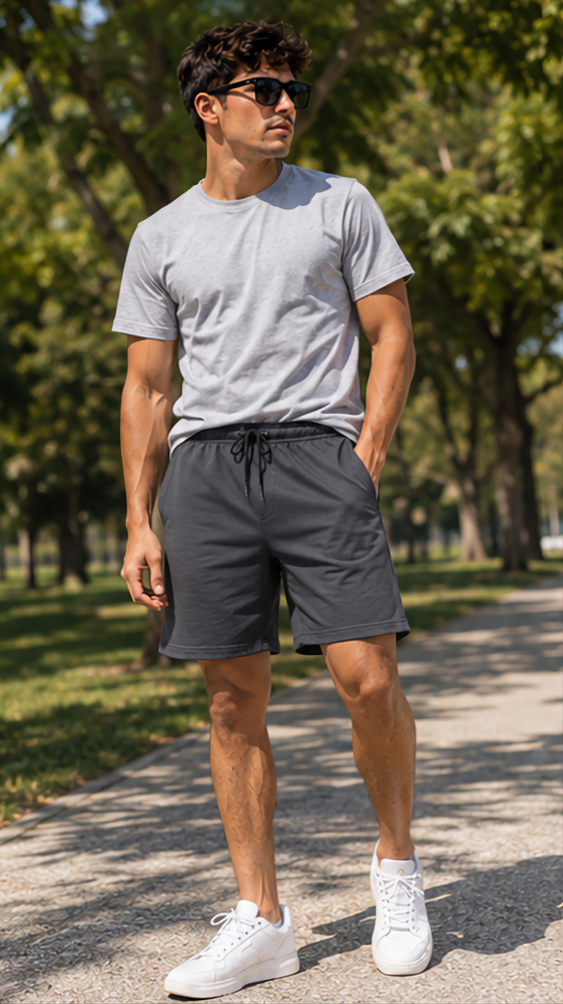 Short Deportivo Lycra Liso - Imagen 2