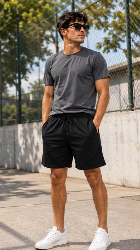 Short Deportivo Lycra Liso - Imagen 3