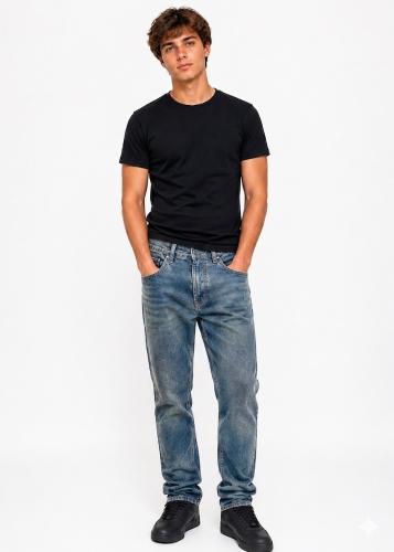 Semi Skinny Jeans Hombre - Pantalon Semi Recto Caballero - Mayoristas Envío Gratis - Miniatura 7