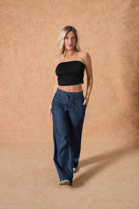 1290.15 Wide Leg con Elástico y Cordón