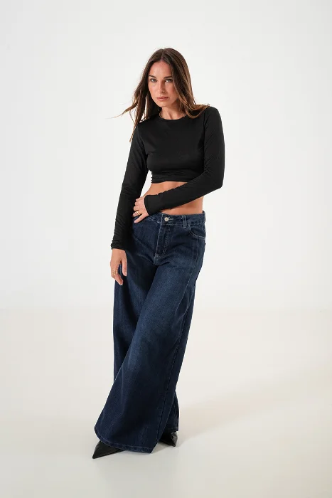 1321 Pantalón Palazzo Jean