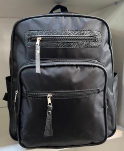 Mochila Reforzada Impermeable Negra Marrón - Miniatura 3