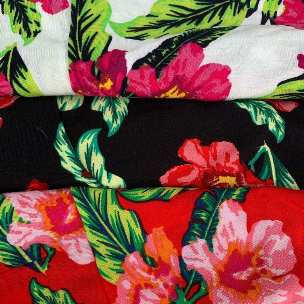Musculosa Fibrana Estampada - Imagen 2