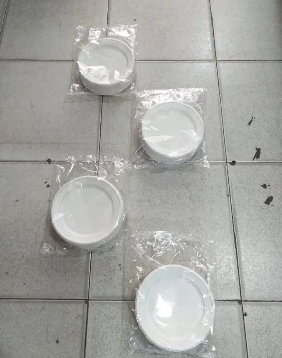 Platos Blancos 50 Unidades