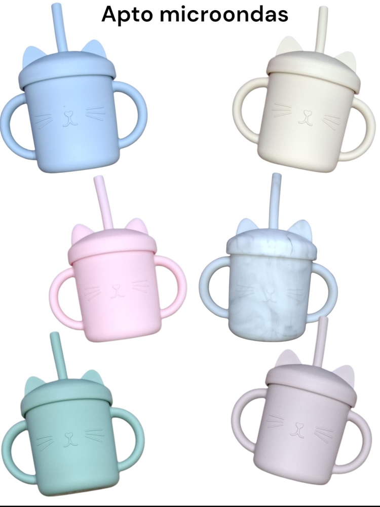 Vaso Gatito Silicona - Imagen 1