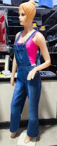 Jardinero Wide Leg Azul Localizado - Miniatura 2