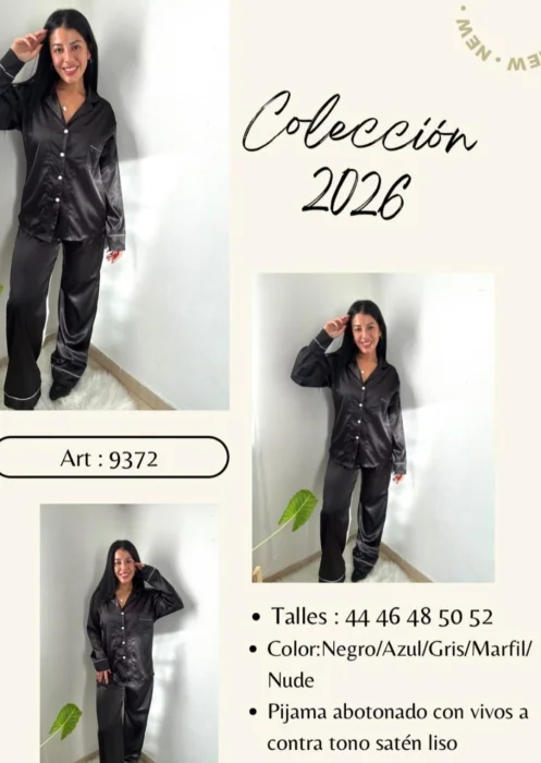 Pijama Camisero Seda-saten