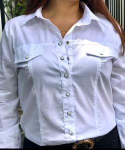 Camisa Blanca de Oficina Dama