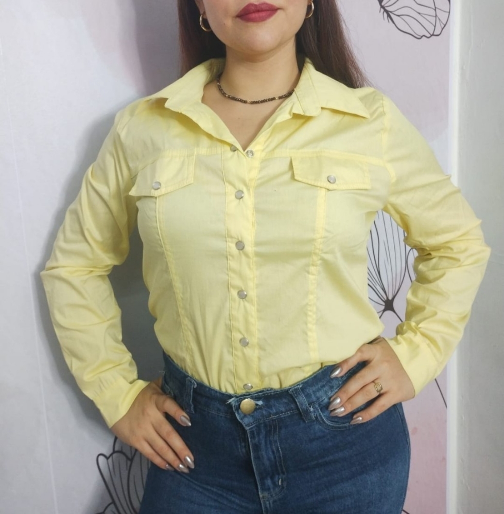 Camisa Blanca de Oficina Dama - Imagen 3