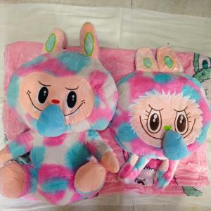 Peluches y Mochilas Labubu  con Manta y Música - Miniatura 3