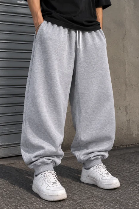 Joggers Frizado Rectos y con Puño con Cordon
