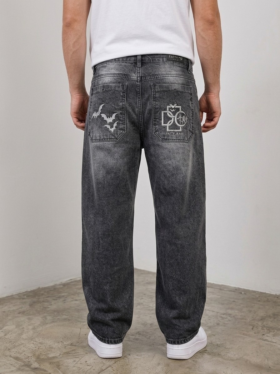 Baggy Gris Nevado de Hombre - Imagen 3
