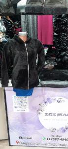 Campera Maxi Larga Piel Afuera