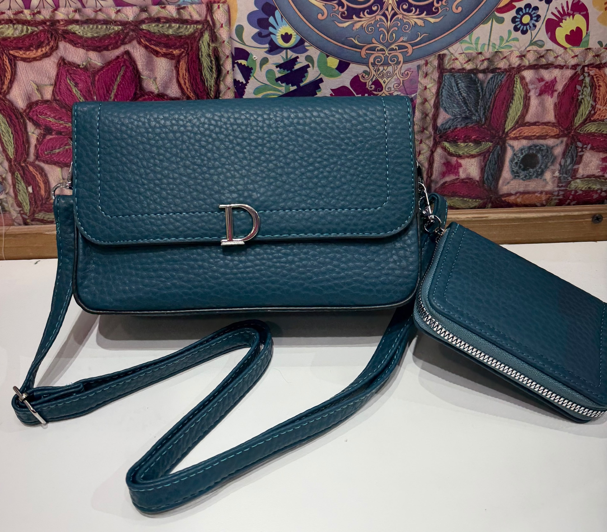 Carterita Morral de Cuero Pu - Imagen 3