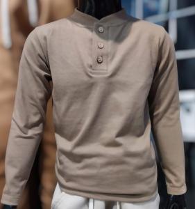 Cuello Mao Manga Larga Niño