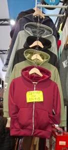 Campera Jersey con Piel