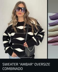 Sweater Ambar Combinados