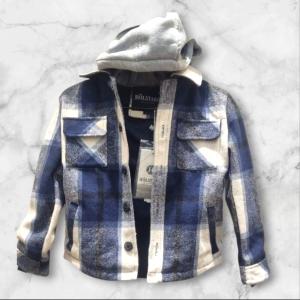 Campera Camisaco con Abrigo y Capucha Niño Importado