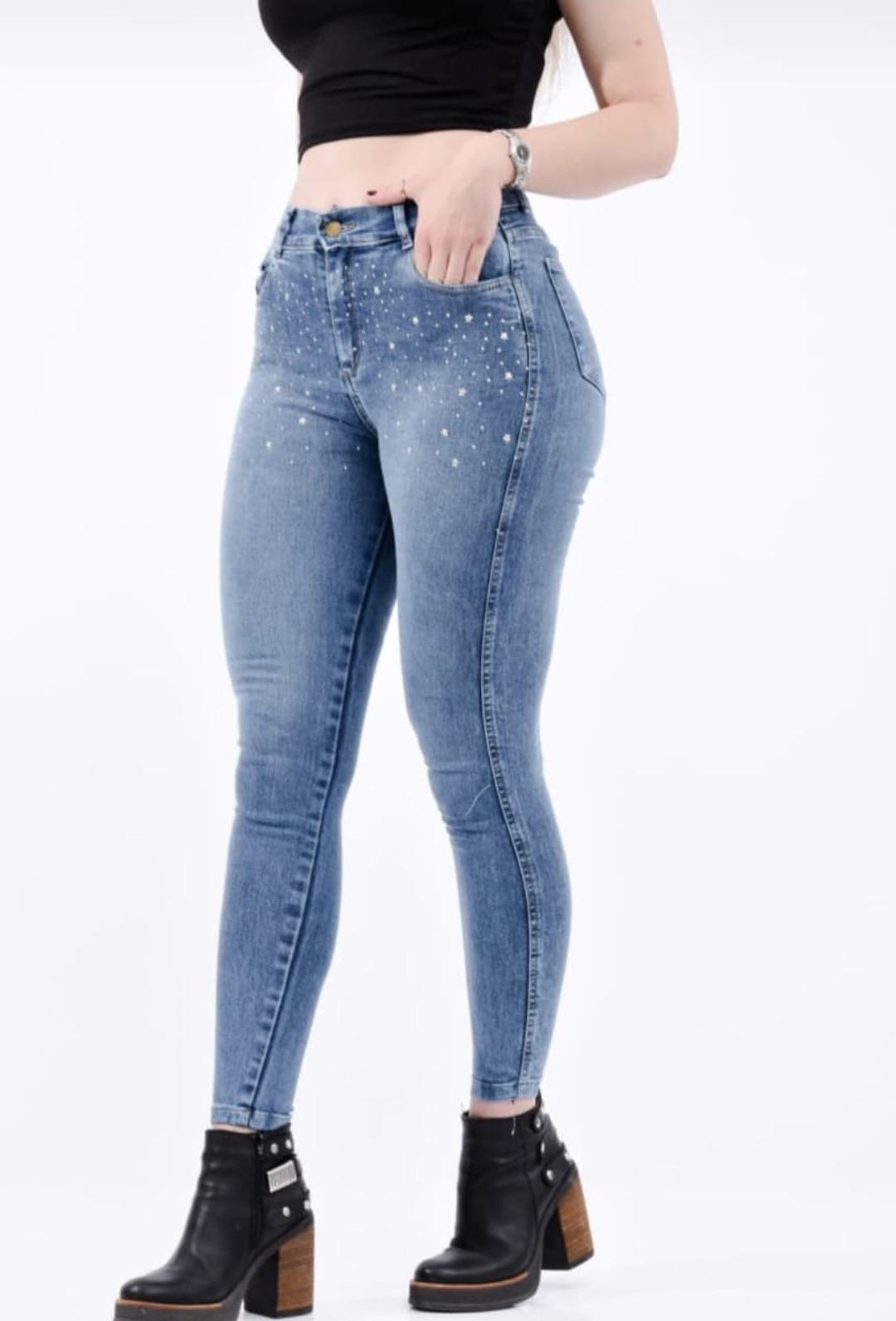 Jeans con Strass - Imagen 5