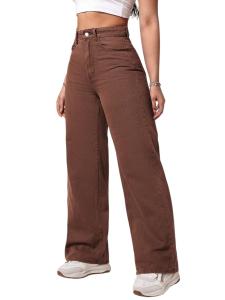 Wide Leg Rígido Chocolate