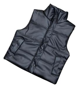 Chaleco Puffer Ecocuero Mujer  !!agotado¡¡¡¡ - Miniatura 2