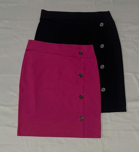 Pollera 3/4 Ana Botones de Costado Bengalina - Miniatura 3