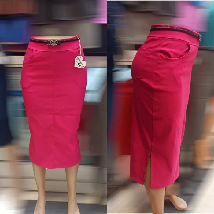 Pollera Lea Bengalina C/bolsillos