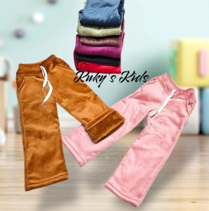 Pantalón Palazo Plush con Piel Nena