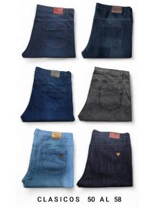 Jeans Clasicos Rectos 50 al 58