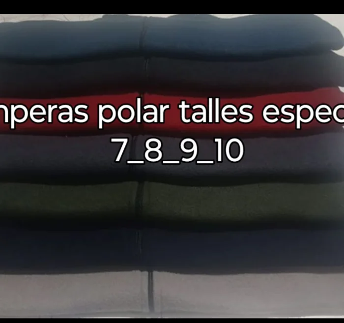 Campera Polar Talle Especial