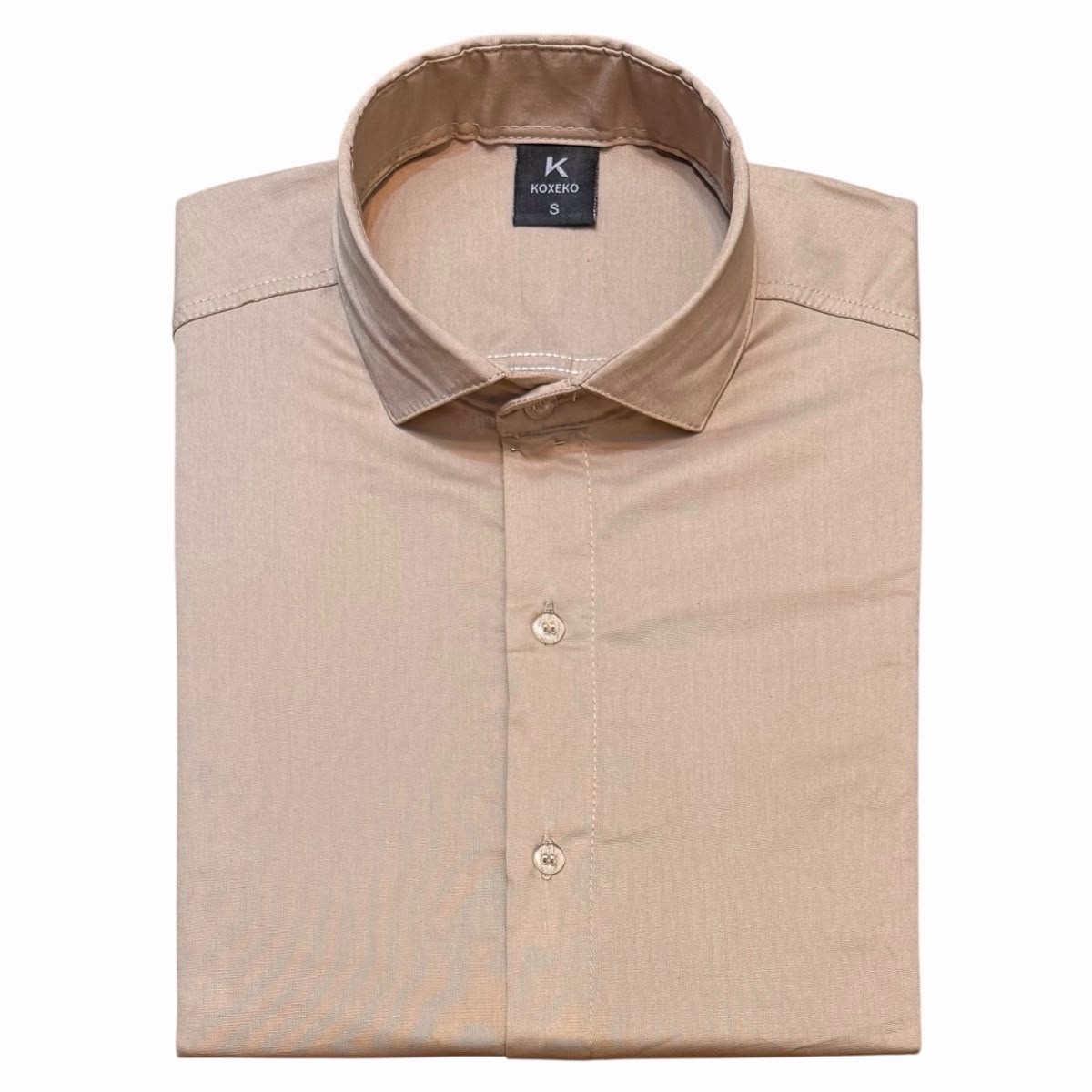 Camisa Lisa Elastizado Slim Fit - Imagen 6