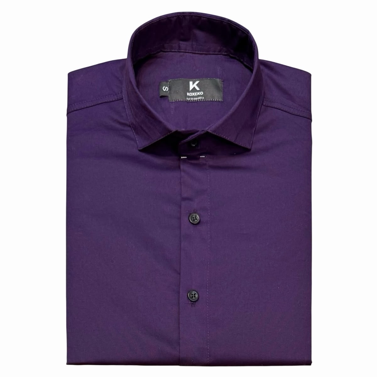 Camisa Lisa Elastizado Slim Fit - Imagen 8