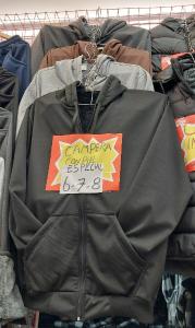 Campera  Friza  con Piel  Especiales 6 7 8 - Miniatura 2
