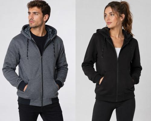 Campera con  Piel