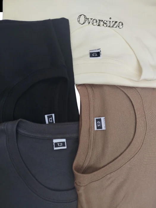 Remera Oversize Jersey 24/1 Liso Premium