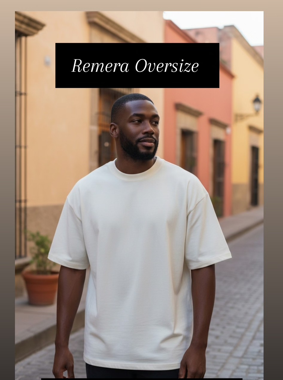 Remera Oversize Jersey 24/1 Liso Premium - Imagen 3