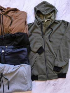 Campera Hombre con Piel