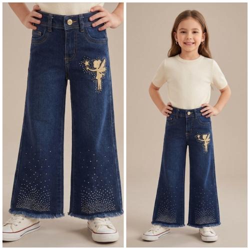 Wide Leg Azul con Brillos Nena