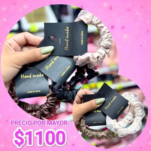 Colitas Scrunchies de Pelo (varios Modelos y Precios en Cada Foto) - Miniatura 4