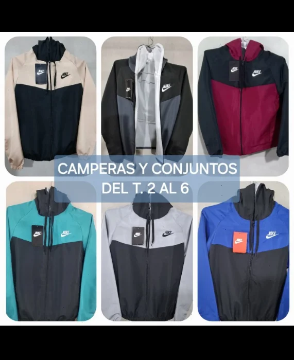 Camperas Rompe Viento Nk