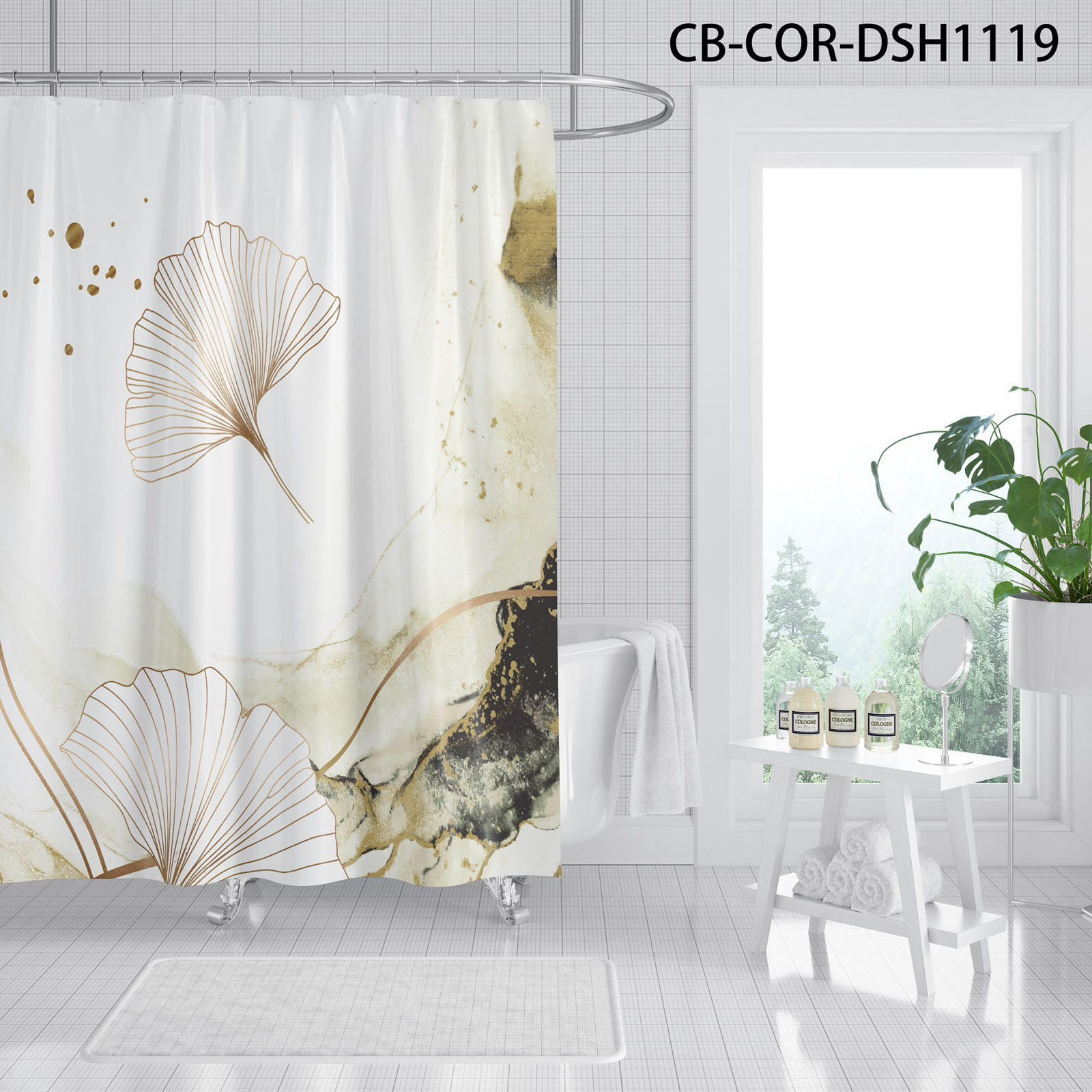 Cortinas de Baño Digital 3d - Imagen 4