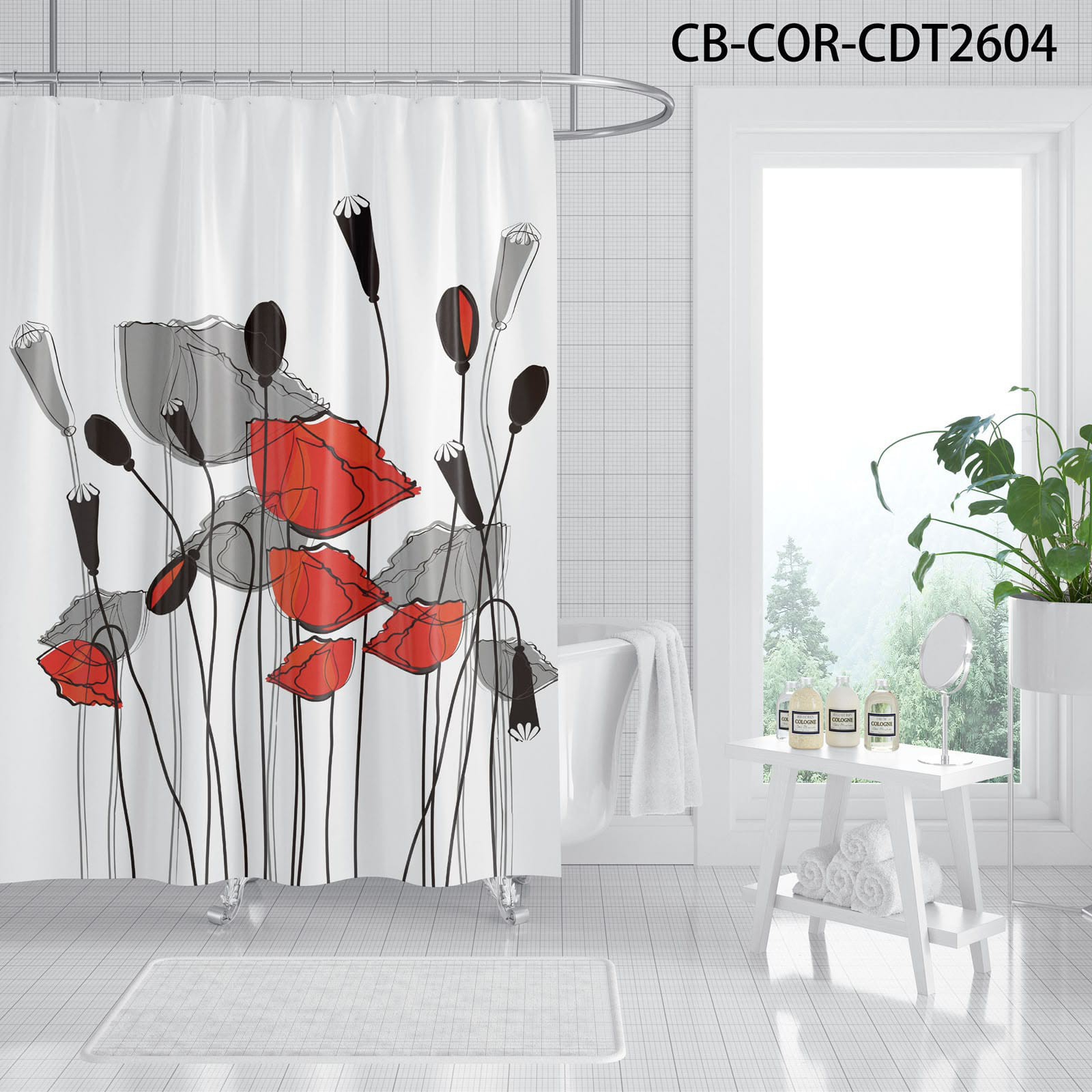 Cortinas de Baño Digital 3d - Imagen 5