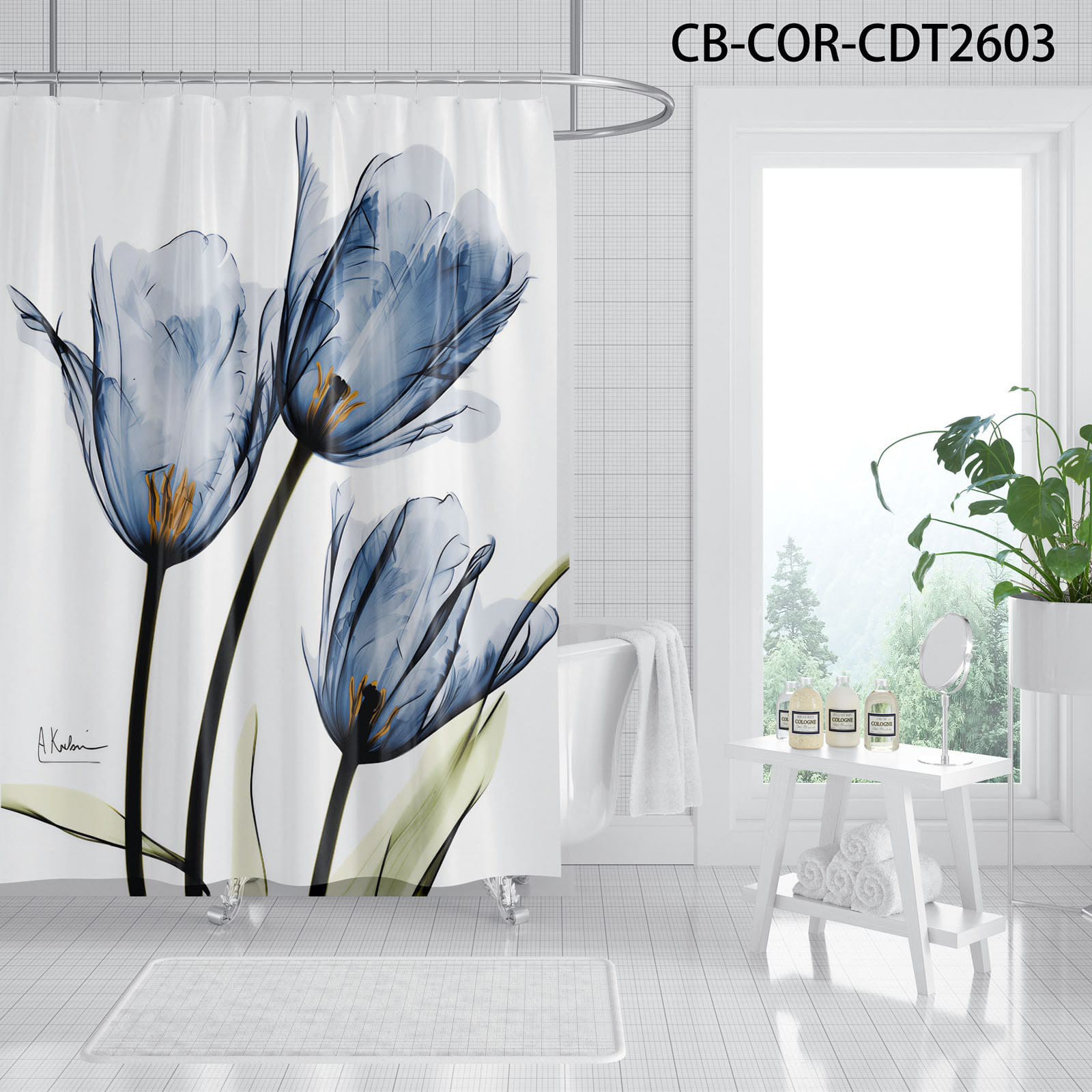 Cortinas de Baño Digital 3d - Imagen 9