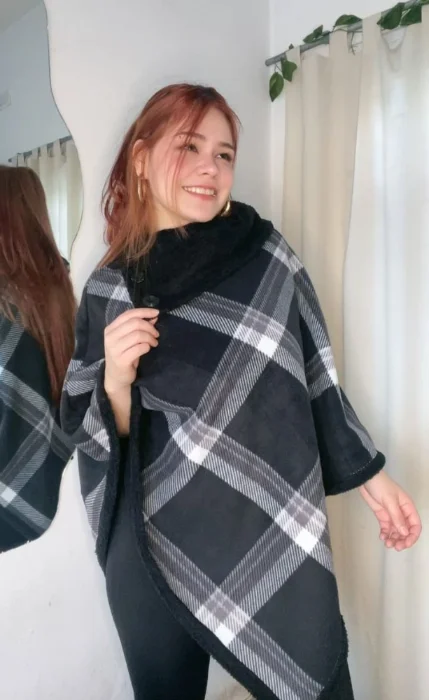 Ponchos de Polar Cuadrillé (escoses)