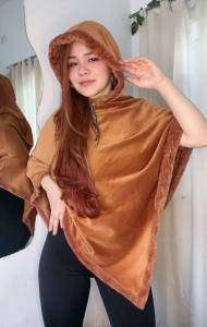 Poncho de Plus con Piel - Miniatura 3