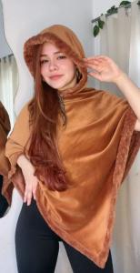 Poncho de Plus con Piel - Miniatura 4