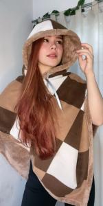 Poncho de Plus con Piel - Miniatura 5