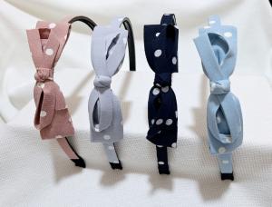 Vincha Infantil Liso y Lunar